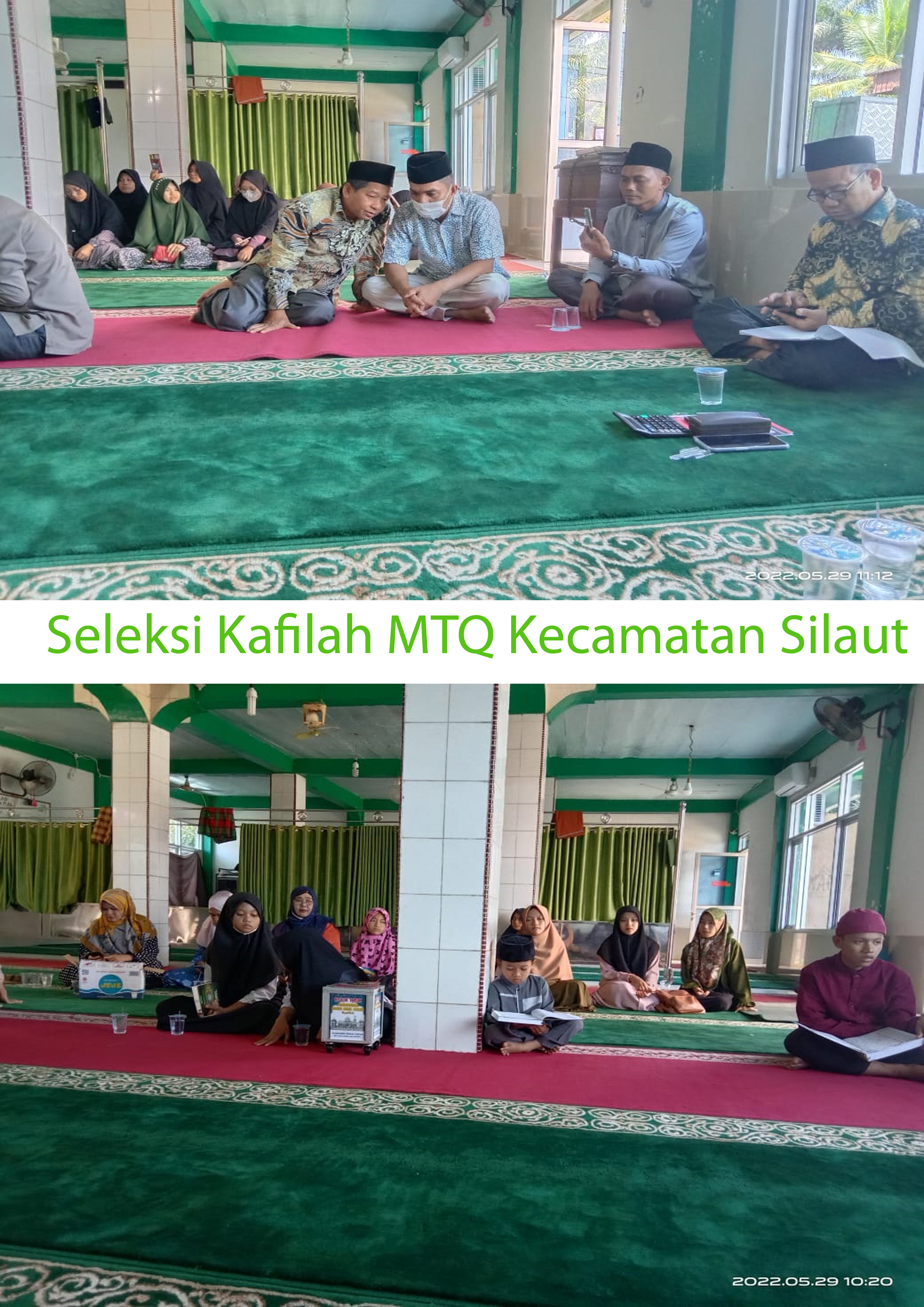 Seleksi Kafillah MTQ Kecamatan Silaut 