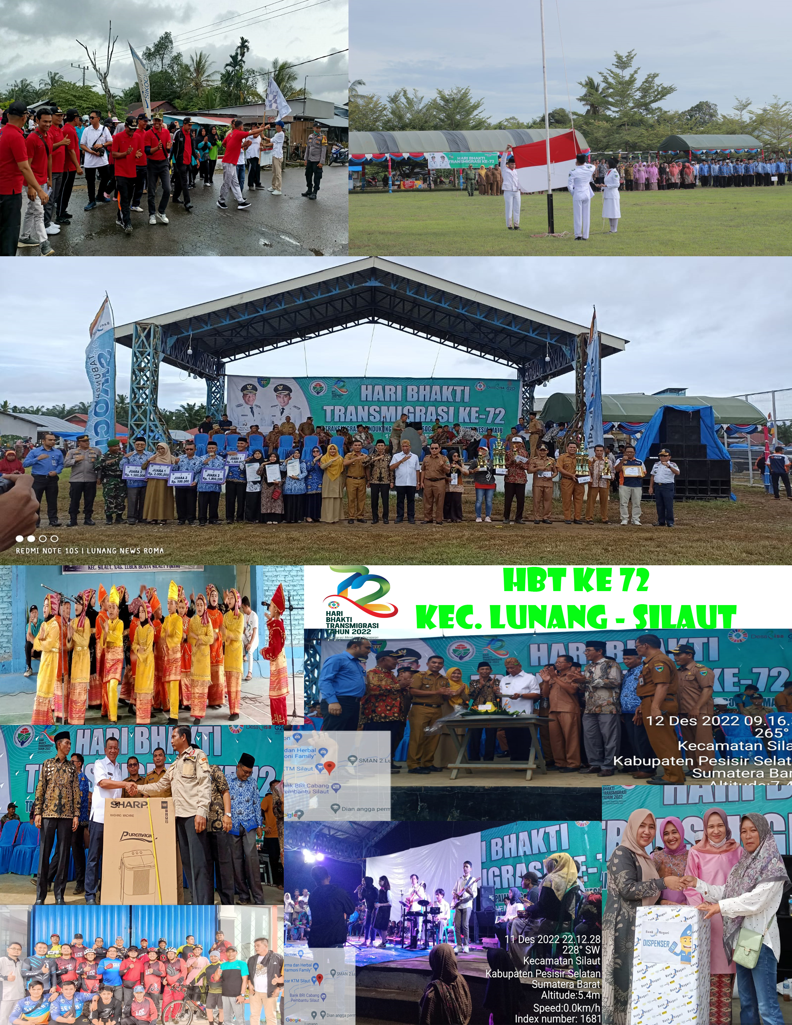 Serba Serbi Hari Bakti Transmigrasi ke 72 di Kecamatan Lunang - Silaut 