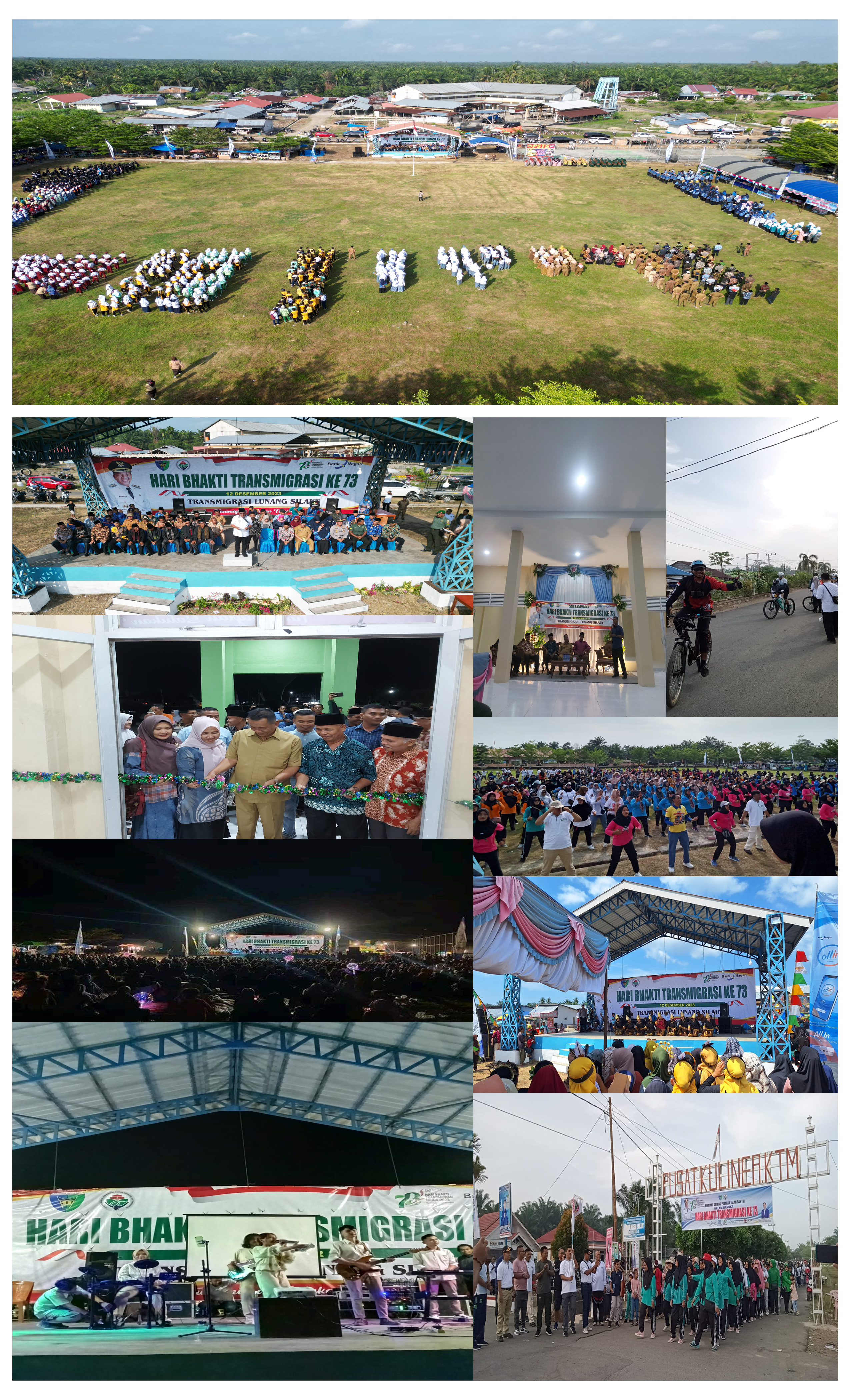 Kemeriahan  Peringatan Hari bakti Transmigrasi Lunang - Silaut ke 73 tahun 2023 
